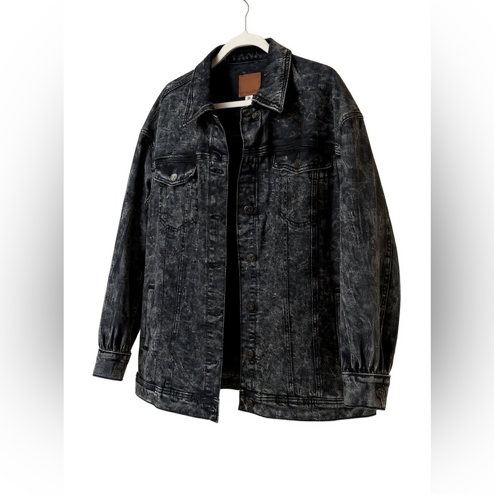 Dark Wash Oversized Denim Jacket